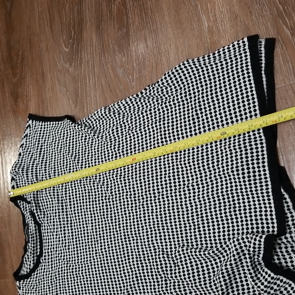 (L) Robert•Kitchen Geometric Print Silk Viscose Soft Tunic Style Top Loungewear - Picture 4 of 8